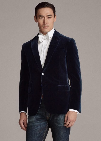 Men's Ralph Lauren Kent Velvet Dinner Jacket | 561790IOF